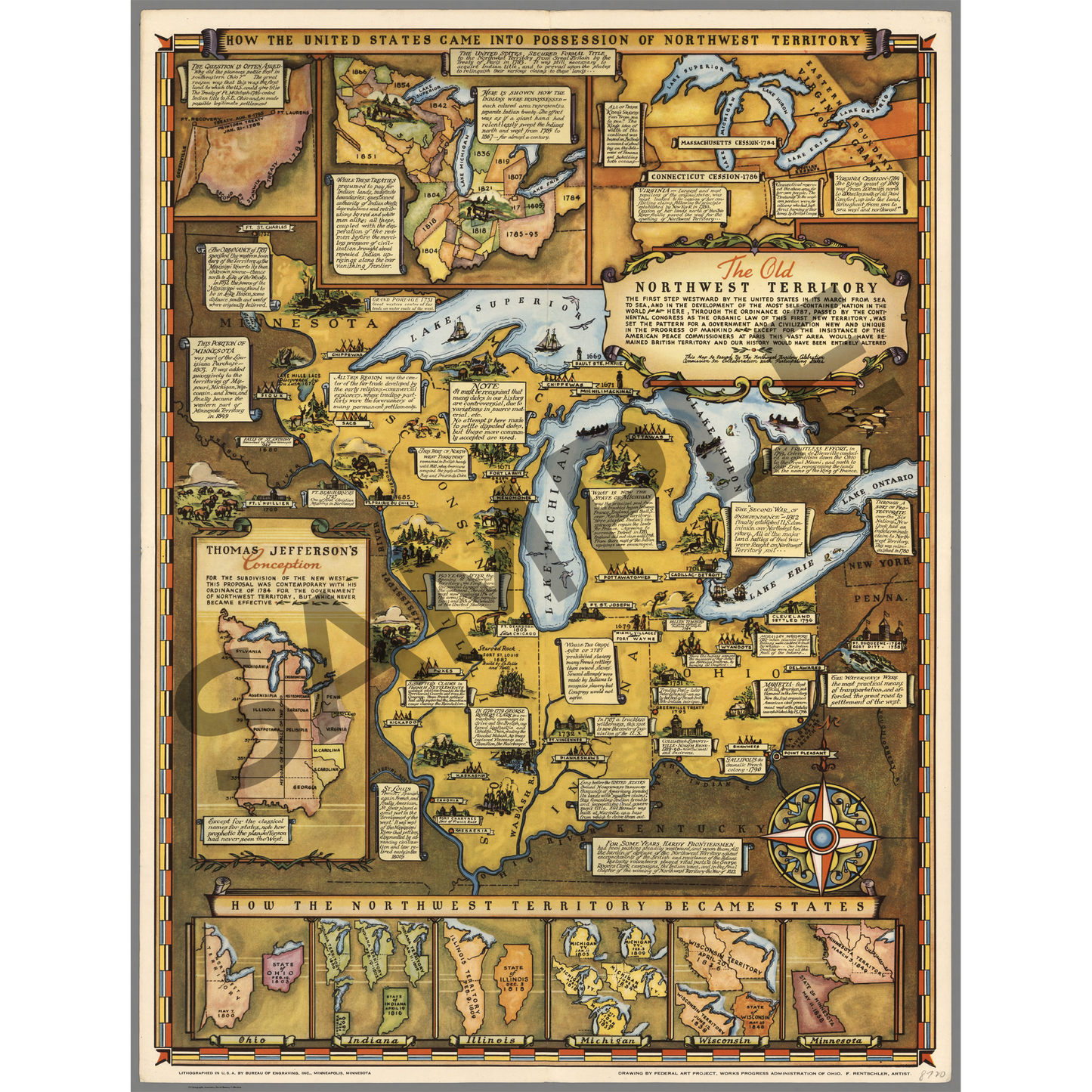 WPA "The Old Northwest Territory" (1937)