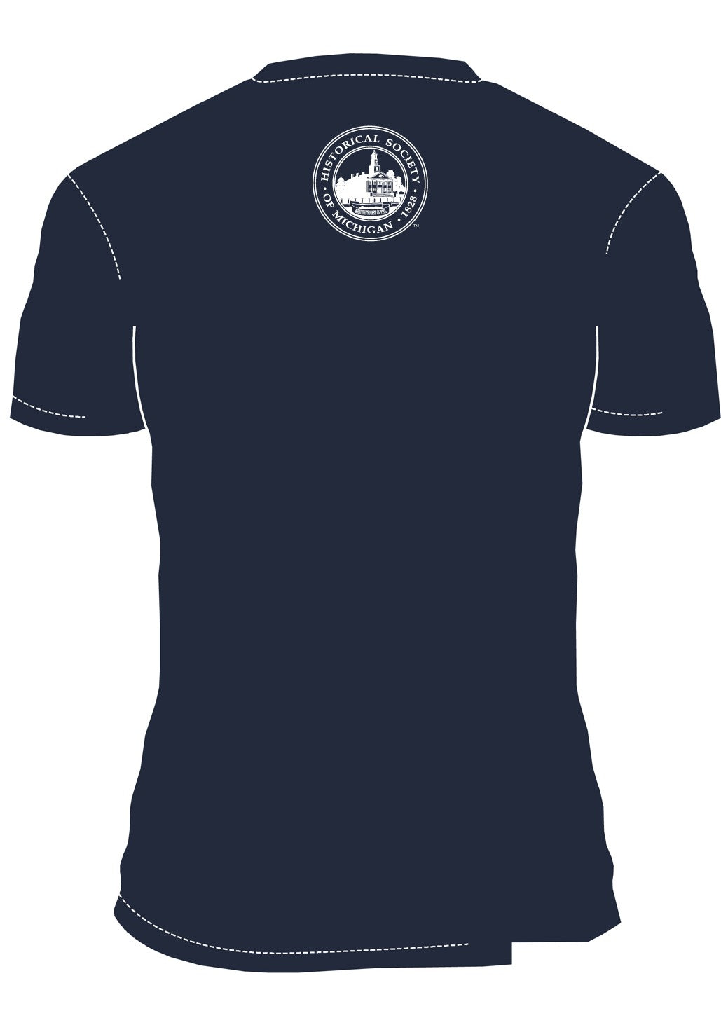 "I ❤️ MI History" HSM Navy Short Sleeve T-Shirt