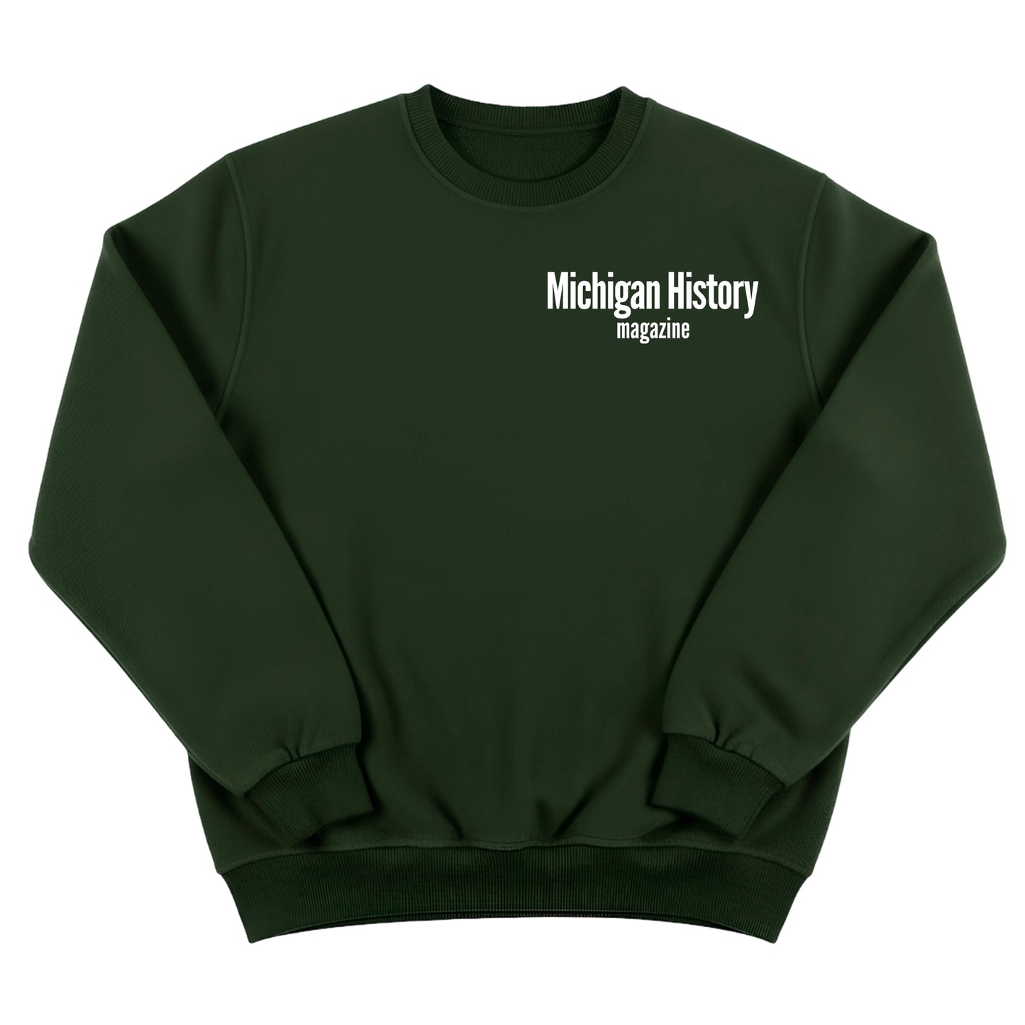 Michigan History Magazine Embroidered Long Sleeve Sweatshirt